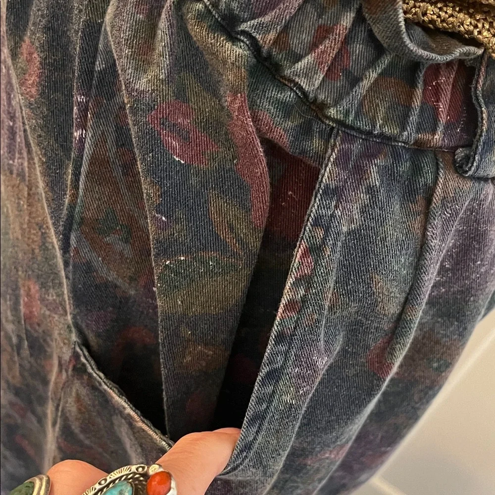 Vintage 80’s/90’s Floral Patterned Pants - Picture 3 of 7